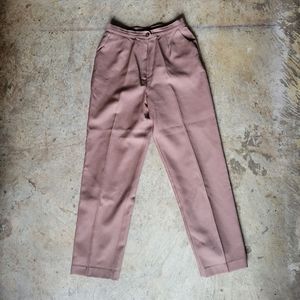 Vintage Fashion Selectors 100% Wool Brown Trousers
